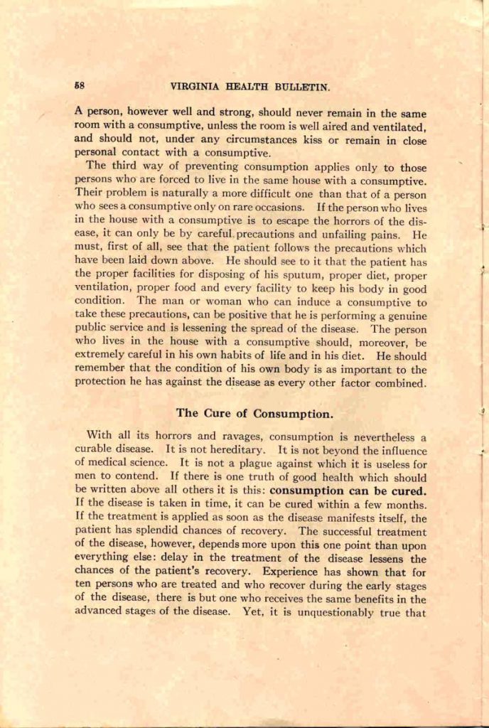 VA ہیلتھ بلیٹن - مارچ، 1910 - صفحہ58