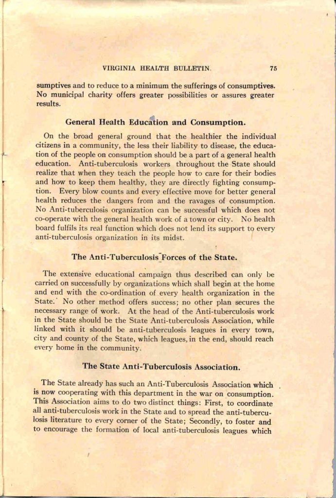 VA ہیلتھ بلیٹن - مارچ، 1910 - صفحہ75