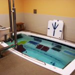 Therapeutic Pool، Hancock Center کے فزیکل تھراپی پروگرام کا حصہ